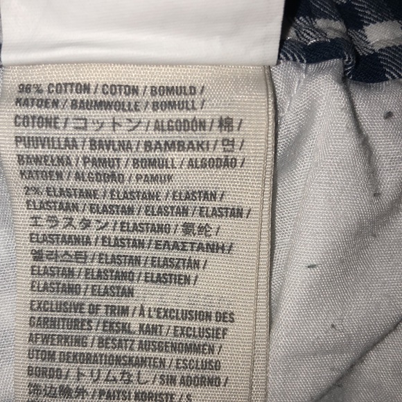 Hollister Blue/White Shorts 7/28 - Picture 7 of 7